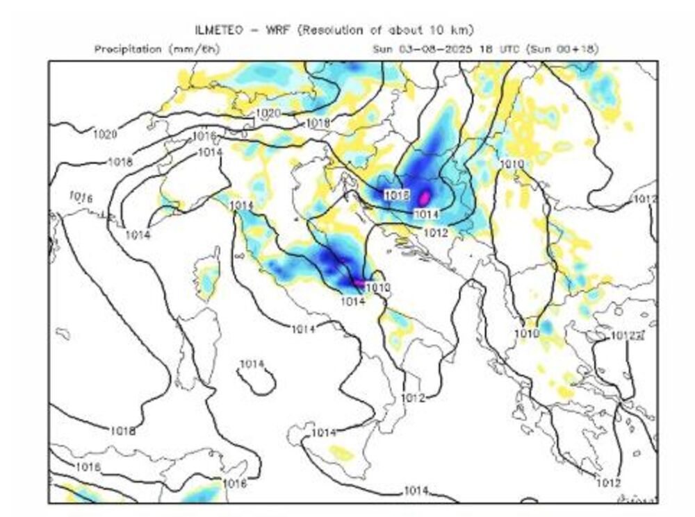 Mapa pogoršanja vremena u Srbiji danas