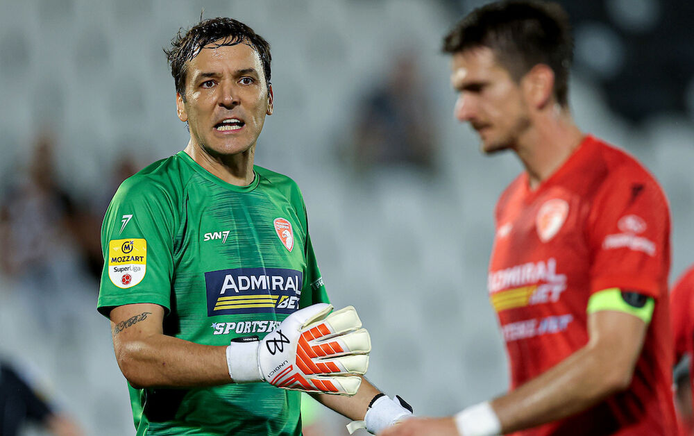 Vladimir Stojković kao golman kragujevačkog Radničkog