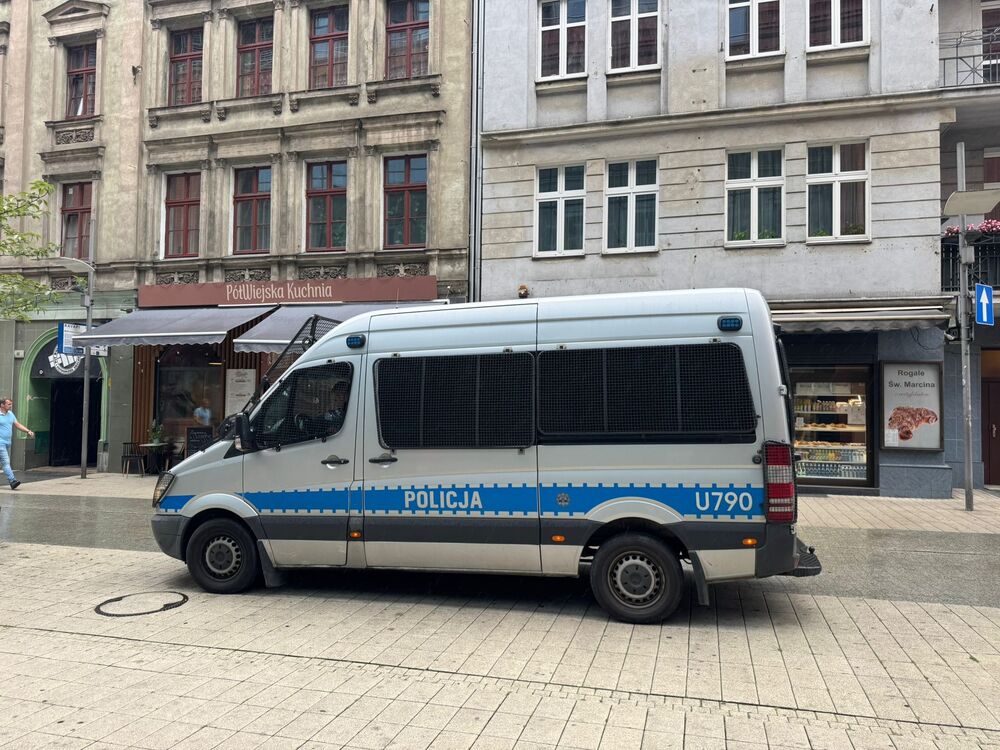 Poljska policija na ulicama Poznanja