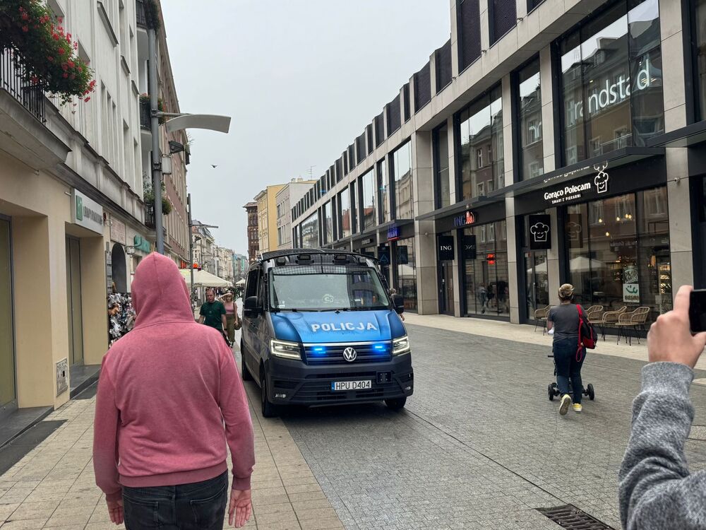 Poljska policija na ulicama Poznanja