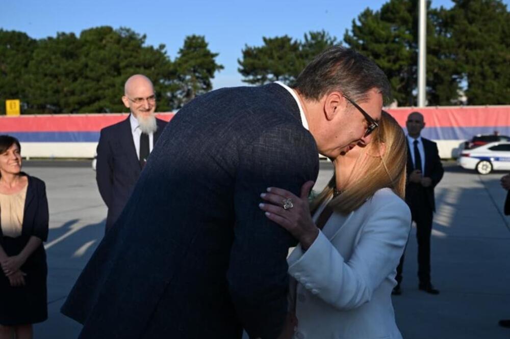 Ova poseta je poruka poverenja i zajedničke vizije: Predsednik Vučić ugostio Đorđu Meloni