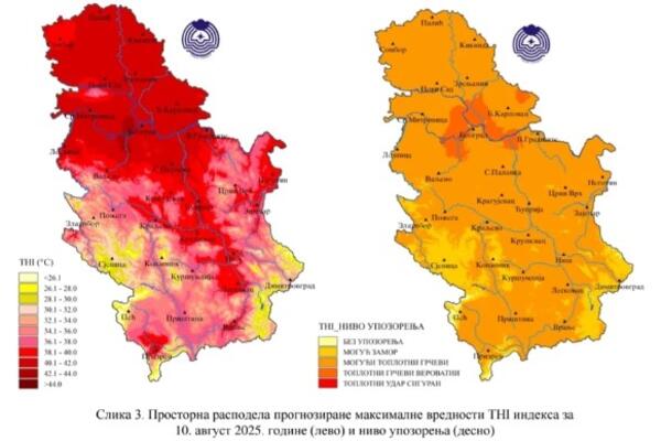UŽARENA MAPA ZNAČI SAMO JEDNO! U Srbiji NA SNAZI OVA OPASNA POJAVA - Indeksi se USIJALI - JEZIVO JE I ZA VIDETI!