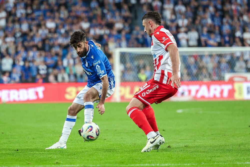 Ali Golizadeh na utakmici Leha i Crvene zvezde u Poznanju