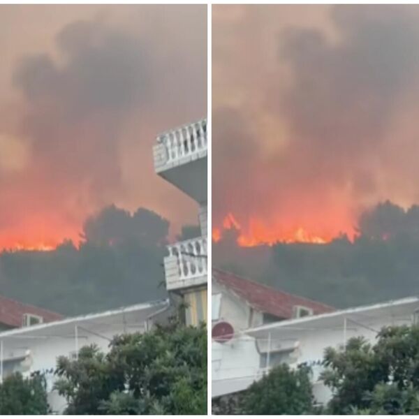 Požar kod Splita se širi munjevitom brzinom: Vatra se približava kućama, jezivi prizori sa lica mesta! (VIDEO)