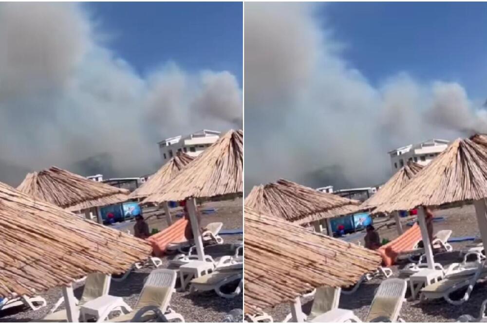 Meštani strahuju od ogromne EKSPLOZIJE! Rasplamsao se požar u Crnoj Gori - vatrena stihija došla do omiljene plaže!