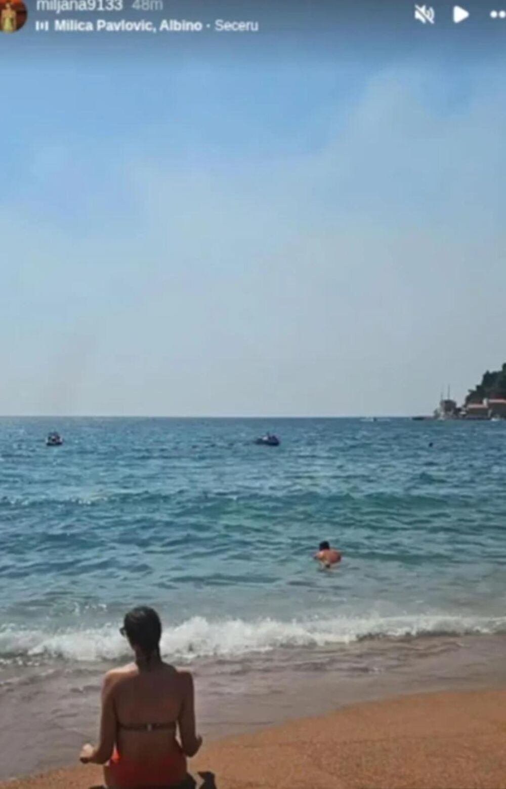 Kulićeva je objavila fotografiju sa mora