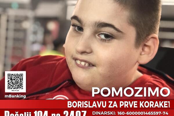 Bora ima cerebralnu paralizu, ovaj dečak pleni vedrinom! Potrebna mu je pomoć da napravi prvi korak - POMOZIMO MU