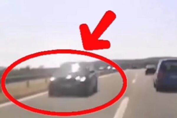 Automobil juri punom brzinom u kontra-smeru! Strašne scene kod Vranja, objavljen jeziv snimak (VIDEO)