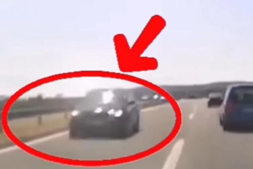 Automobil juri punom brzinom u kontra-smeru! Strašne scene kod Vranja, objavljen jeziv snimak (VIDEO)