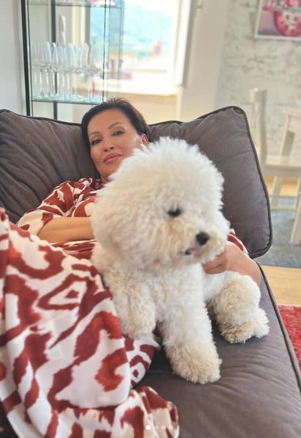 Pevačica uživa na Hvaru