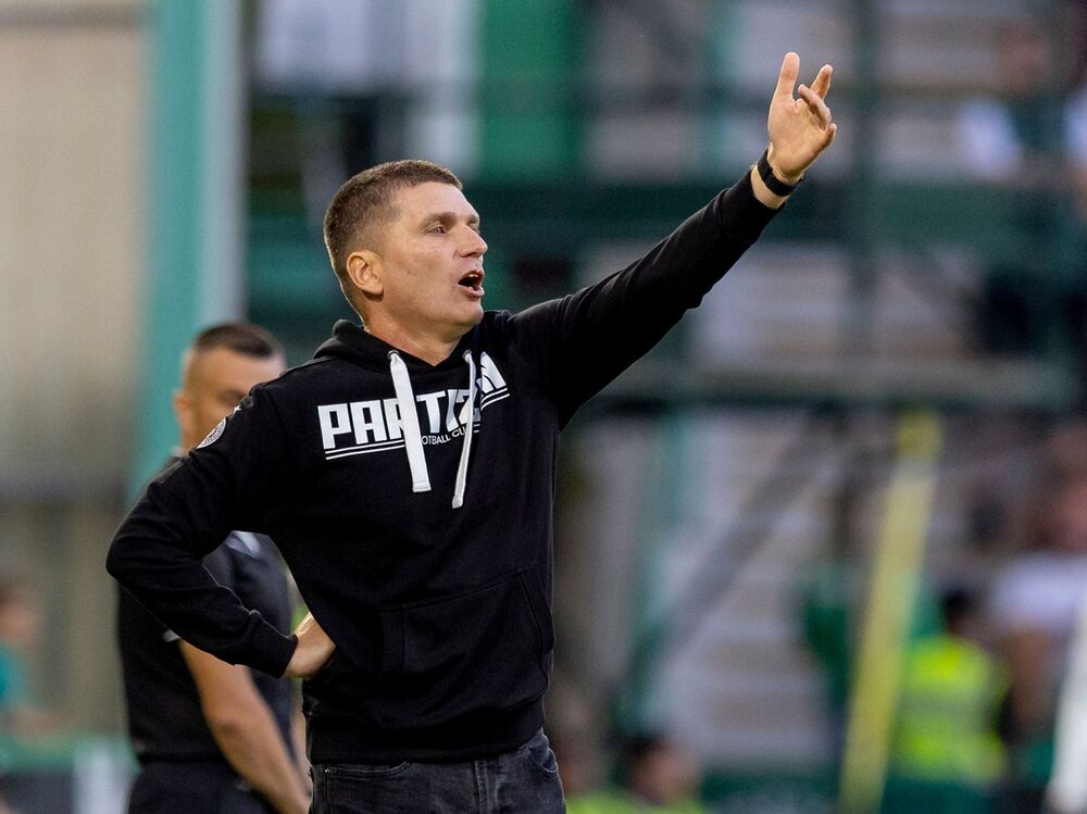 Srđan Blagojević na utakmici Hibernijana i Partizana