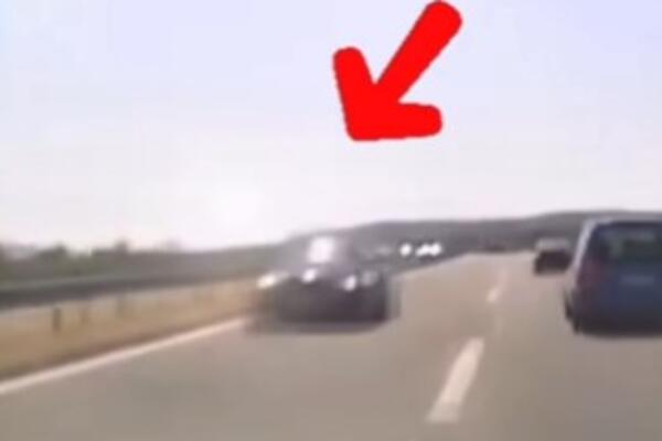 Čovek snimio bahatu vožnju na auto-putu kod Niša: "Ubica" u skupocenom autu protutnjao brzinom svetlosti! (VIDEO)