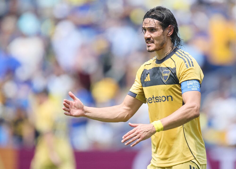 Edinson Kavani u dresu Boke Juniors