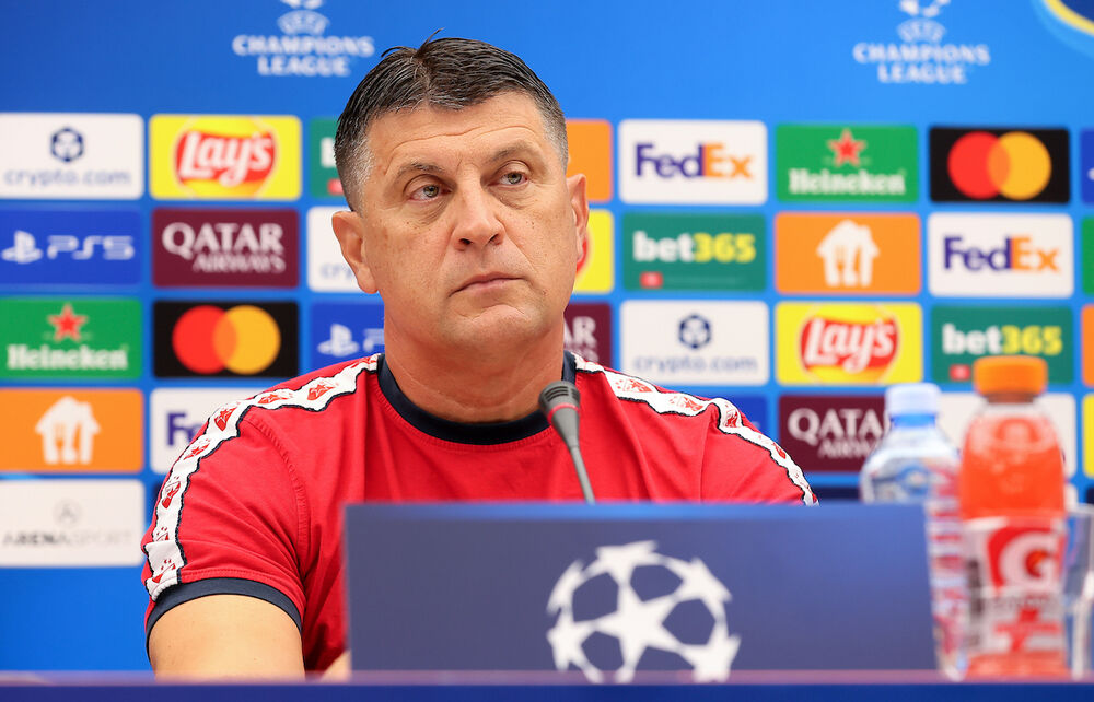 Vladan Milojević na konferenciji za medije pred utakmicu sa Pafosom