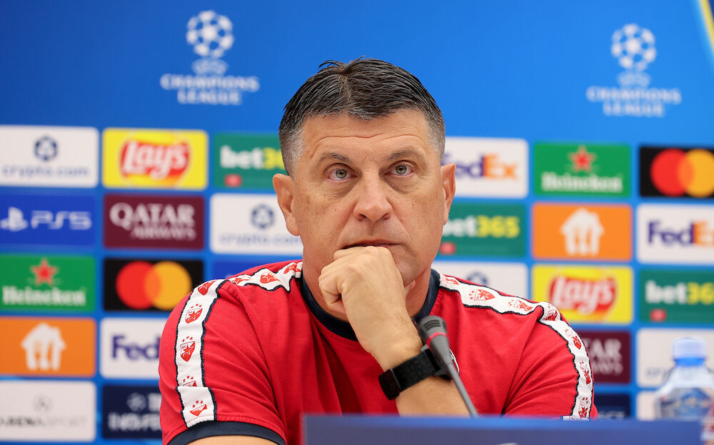 Vladan Milojević na konferenciji za medije pred utakmicu sa Pafosom