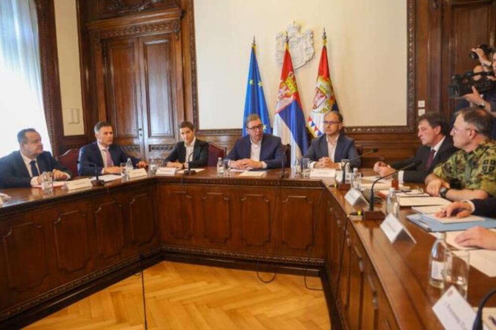 POČELA SEDNICA SAVETA ZA NACIONALNU BEZBEDNOST: Predsedava predsednik Aleksandar Vučić!