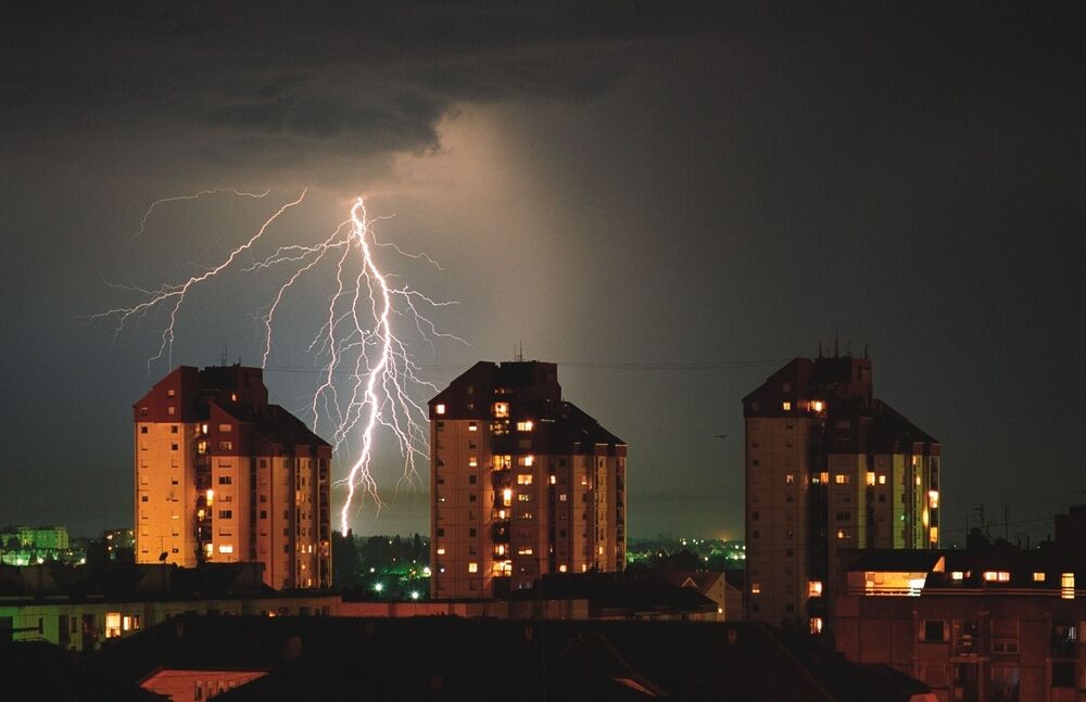 Grmmljavina, oluja i kiša