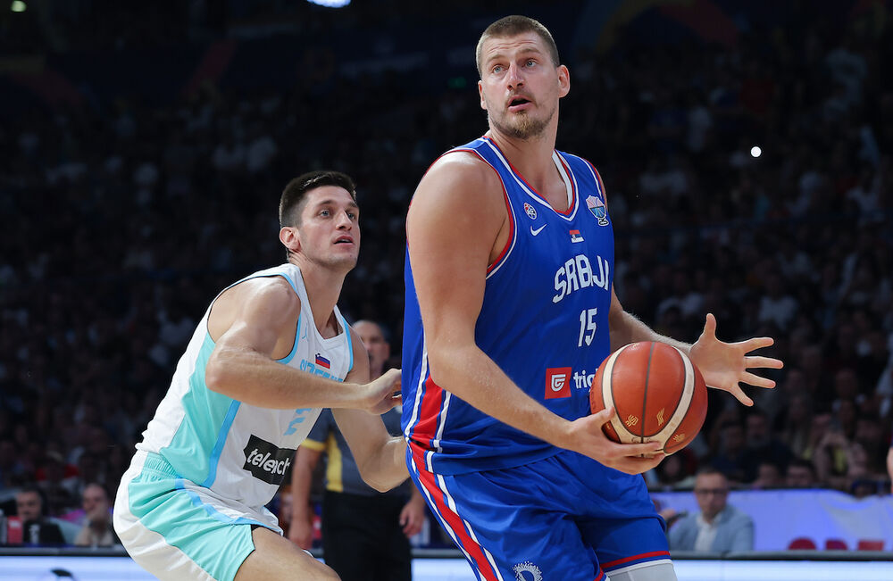 Detalj sa utakmice Srbije i Slovenije