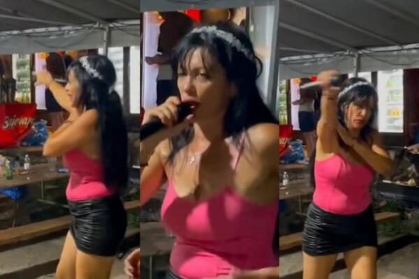 DA LI JE OVO NASTUP POD ŠATROM ILI TRENING? Vendi u hit minjaku i gasu, a dečko u TRANSU - POGLEDAJTE SAMO SNIMAK