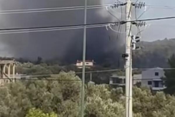 Ogroman požar u Atiki: Pogledajte prve snimke vatrene stihije, poslato hitno upozorenje stanovništvu (VIDEO)