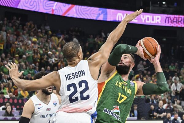 Valančijunas predvodio Litvaniju do lagane pobede nad Velikom Britanijom na startu Evropskog prvenstva (Video)