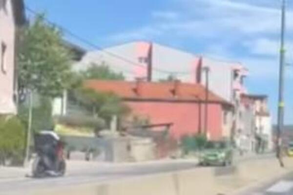 Motor juri u kontrasmeru, srpski vozači na nogama: Ljudi se hvataju za glavu, šta je bre ovo?! (VIDEO)