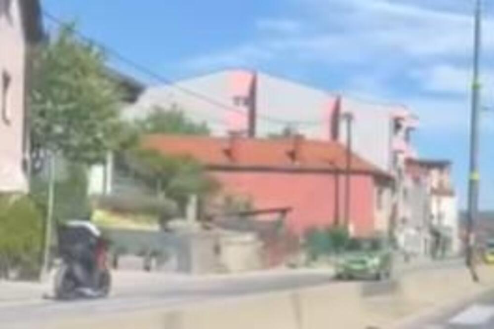 Motor juri u kontrasmeru, srpski vozači na nogama: Ljudi se hvataju za glavu, šta je bre ovo?! (VIDEO)