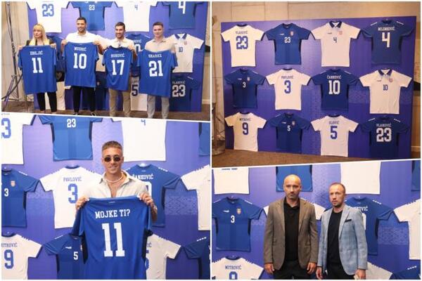 Crvena otišla u istoriju: Srbija predstavila nove dresove! (FOTO)