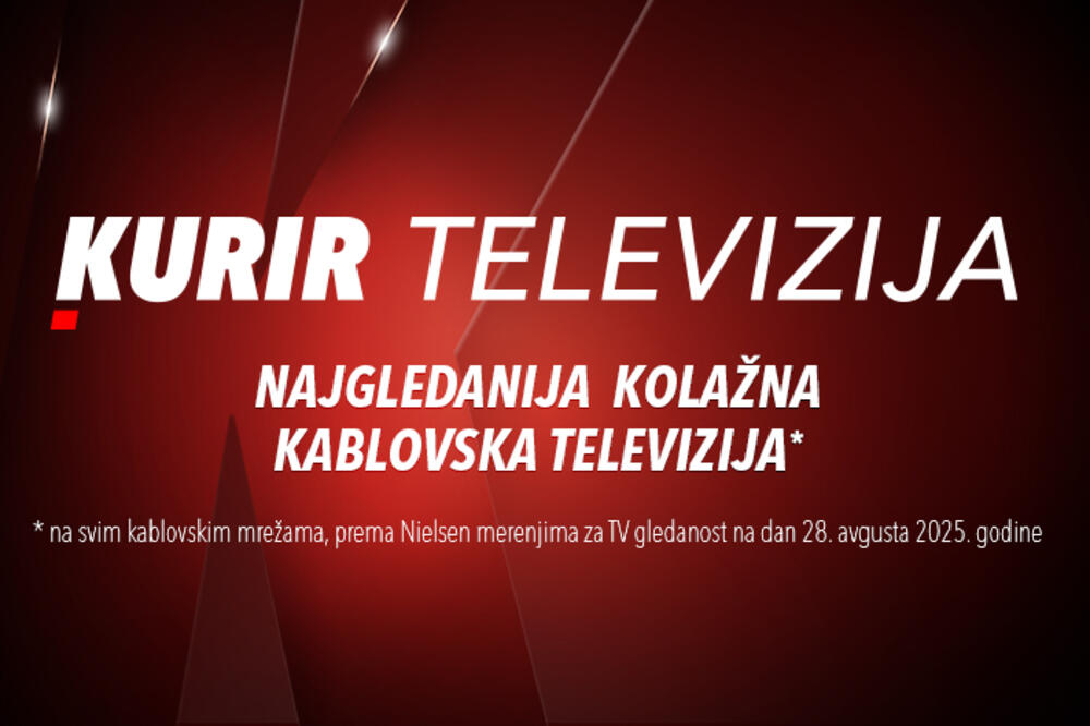 KURIR TELEVIZIJA JE NAJGLEDANIJA KABLOVSKA TELEVIZIJA KOLAŽNOG TIPA