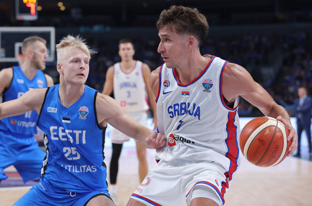 Bogdan Bogdanović na utakmici Srbije i Estonije