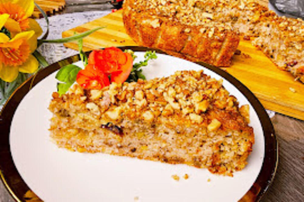 Sočna poslastica bez brašna koja se topi u ustima: Bakin recept za najukusniji kolač sa jabukama i orasima