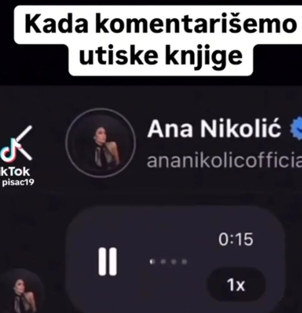 Ana objavila glasovne poruke