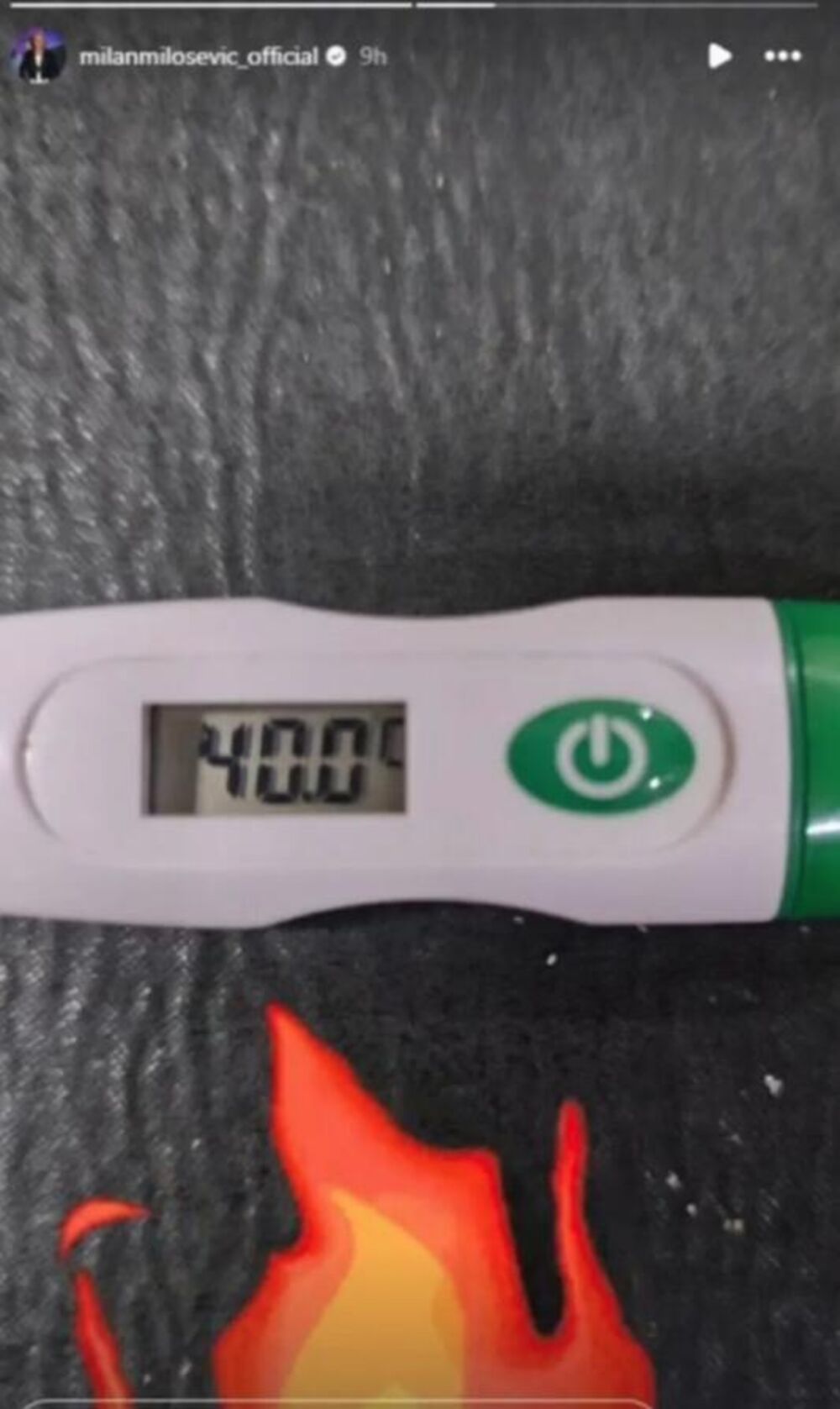 Milan pod temperaturom