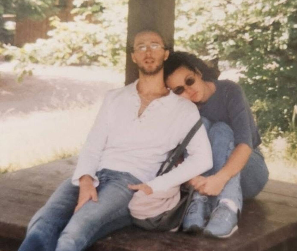 Otac Predrag Popović sa suprugom Ivanom