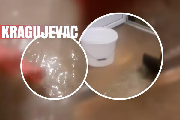 Jutro nakon potopa u Kragujevcu, ljudi se i dalje bore sa posledicama: Lavorima izbacuju vodu iz kuće, HAOS (VIDEO)