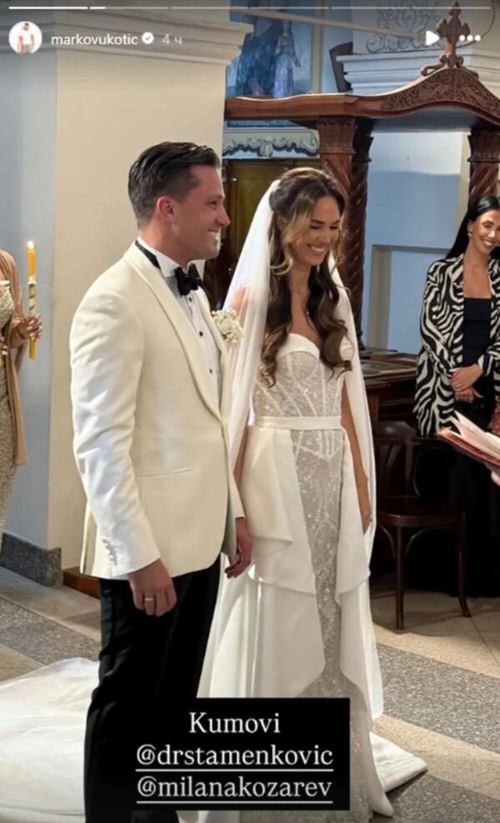 Boris i Milana pred oltarem