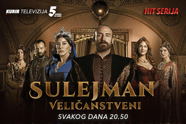 SERIJA „SULEJMAN VELIČANSTVENI“ OD VEČERAS NA KURIR TELEVIZIJI