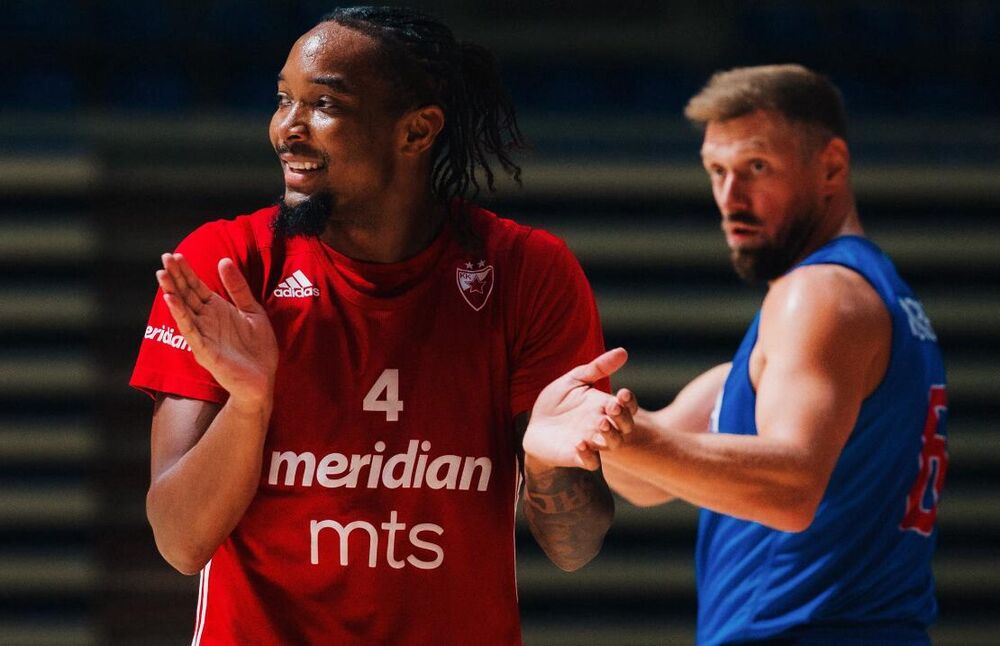 Detalj sa utakmice Crvene zvezde i Igokee