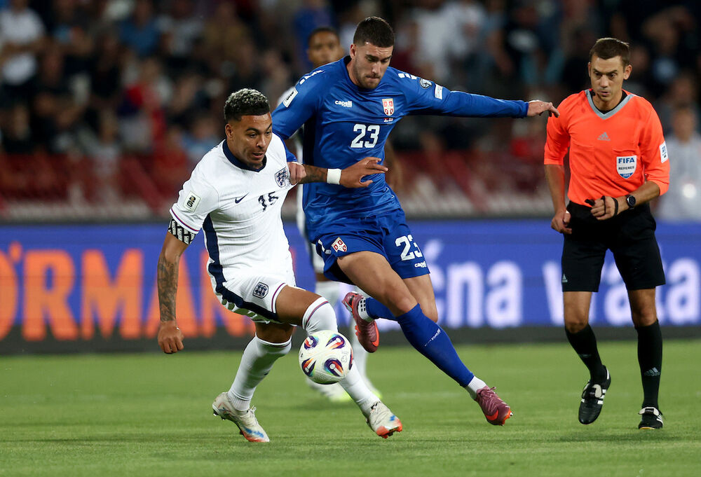 Detalj sa utakmice Srbije i Engleske