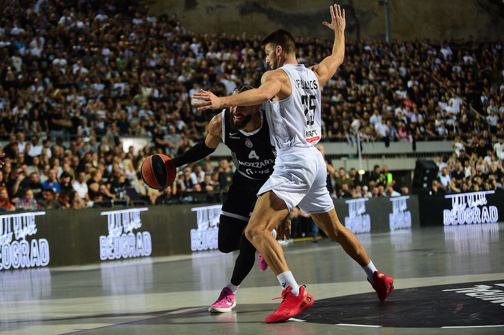 Crno-beli spektakl na Tašmajdanu i pobeda Partizana protiv bratskog PAOK-a (Video/Foto)