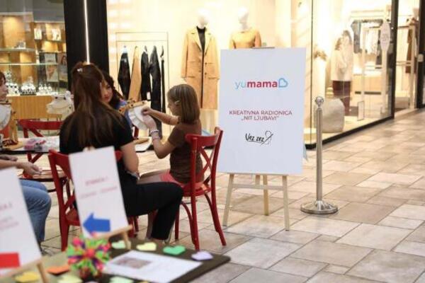 YuMama Kreativan dan u Big Fashion šoping centru: Pravili smo narukvice, pilinge, vežbali koncentraciju...