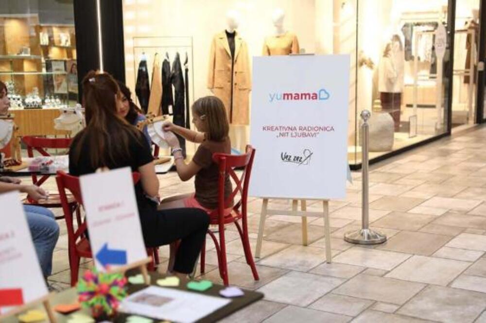 YuMama Kreativan dan u Big Fashion šoping centru: Pravili smo narukvice, pilinge, vežbali koncentraciju...