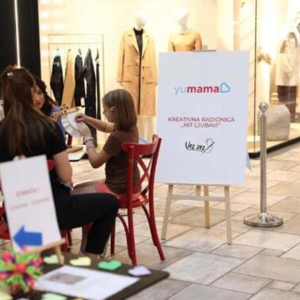 YuMama Kreativan dan u Big Fashion šoping centru: Pravili smo narukvice, pilinge, vežbali koncentraciju...