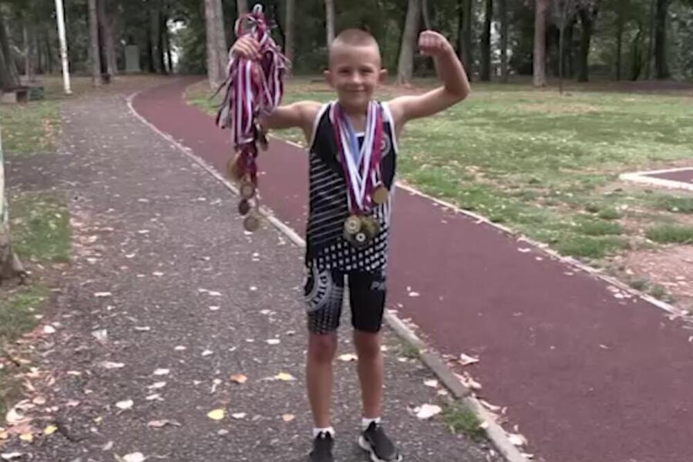 Viktor iz Leskovca ima samo osam godina, a već je stigao da osvoji PREKO 50 MEDALJA: Ovakvi talenti se retko rađaju