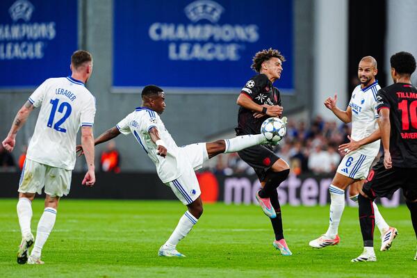 Kopenhagen dva puta vodio, a onda zbog autogola u 91. minutu ostao bez pobede protiv Leverkuzena