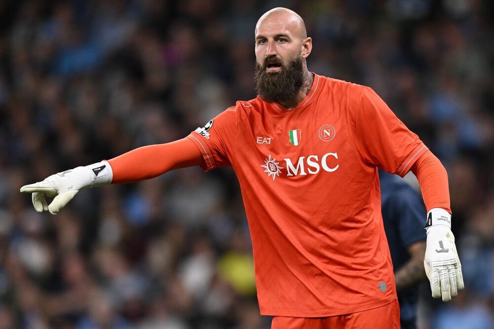 Vanja Milinković-Savić na utakmici Mančester sitija i Napolija