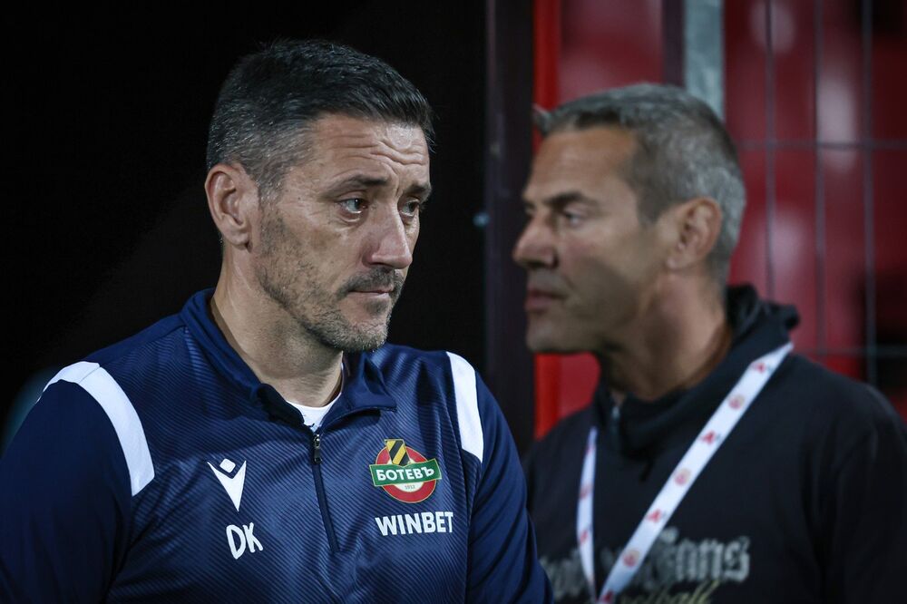 Dušan Kerkez kao trener Boteva iz Plovdiva