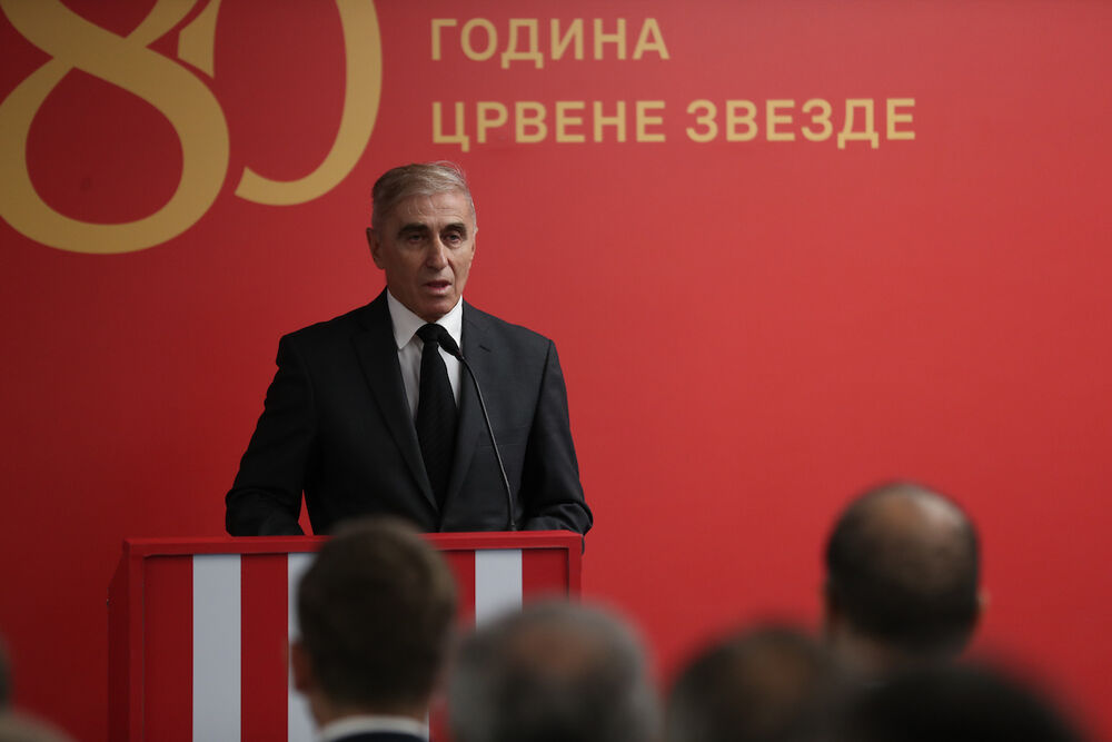 Boško Đurovski na komemoraciji Dejana Milovanovića