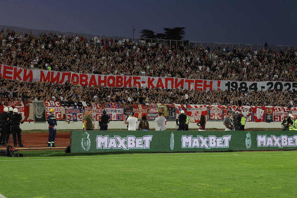 Delije se parolom oprostile od Dejana Milovanovića (Foto)
