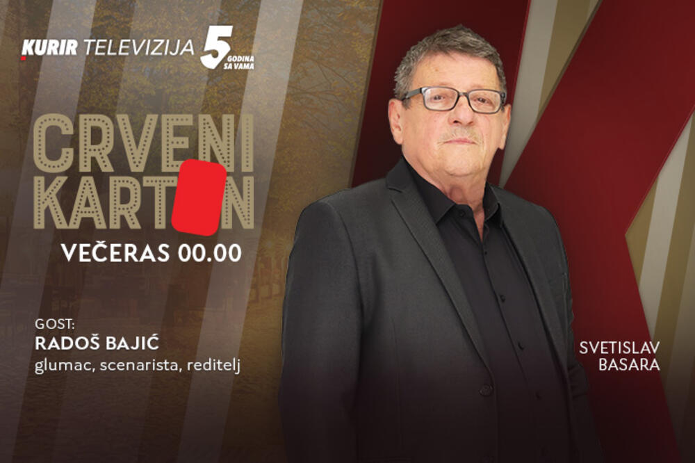 Radoš Bajić, gost Crvenog kartona najavio novi film &ldquo;Čuvar ikone Svetog Đorđa&rdquo; &ndash; Kurir televizija, večeras u 00.00
